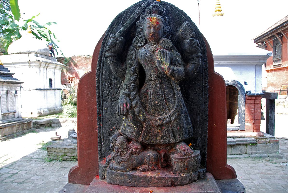 50 Kathmandu Gokarna Mahadev Temple Baisala Statue 